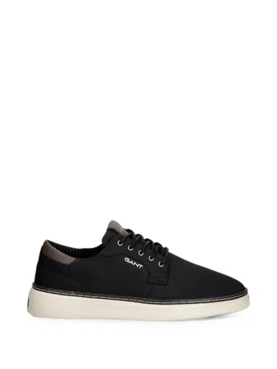 Gant Lace-up Logo-print Sneakers In Black