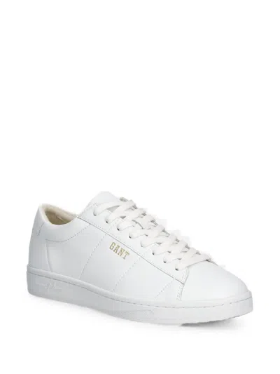 Gant Lace-up Sneakers In White