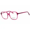 Gant Ladies Black Rectangular Eyeglass Frames Ga4155