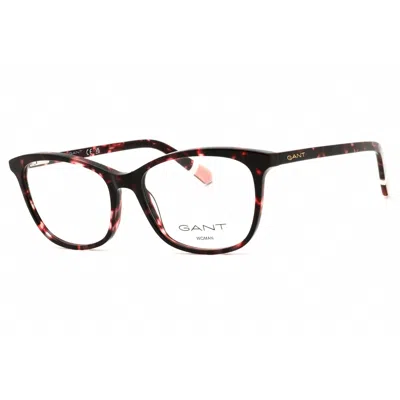 Gant Ladies Brown Rectangular Eyeglass Frames Ga4117