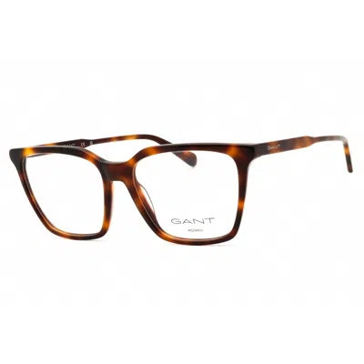 Gant Ladies Brown Rectangular Eyeglass Frames Ga50080