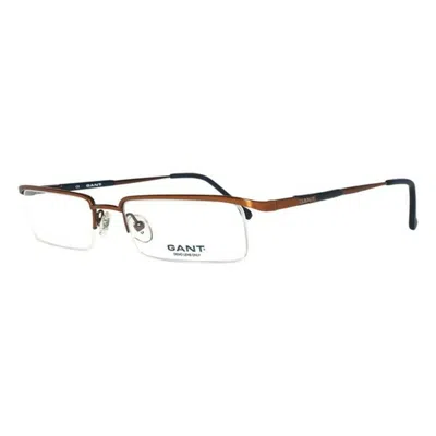 Gant Ladies' Spectacle Frame  E-gnt-journal-cop  53 Mm Gbby2 In Brown