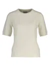 Gant Lambswool T-shirt In White