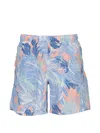 Gant Blue Polyester Swimwear In Blue