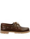 Gant Leather Boat Shoes In Brown