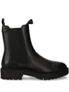 Gant Leather Boots In 黑色