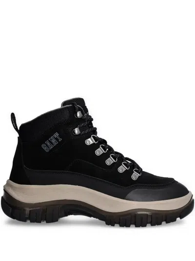 Gant Leather Boots In Black