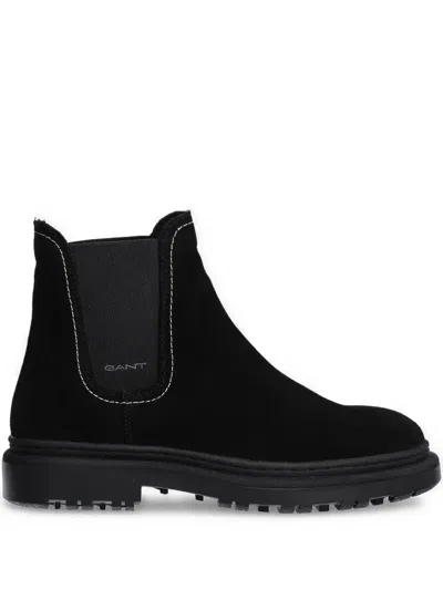 Gant Leather Boots In Black