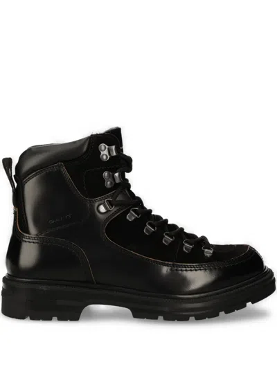 Gant Leather Boots In Black