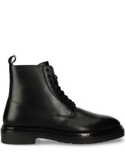 Gant Leather Boots In Black