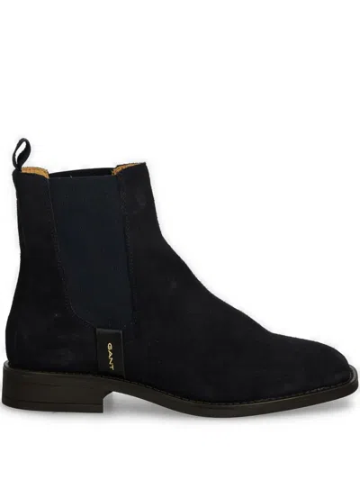 Gant Leather Boots In Black