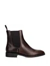 Gant Leather Elasticated-side Ankle Boots In Brown
