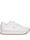 Gant Leather Logo Lace-up Sneakers In White