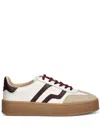 Gant Leather Panelled Trainers In Neutral