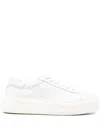Gant Leather Platform Sneakers In White