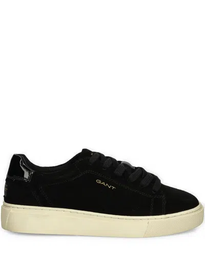 Gant Leather Sneakers In Black