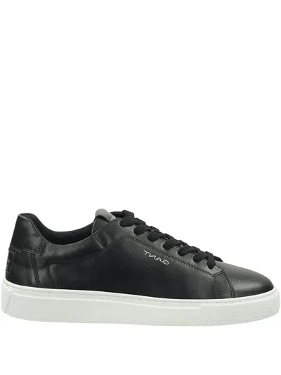 Gant Leather Sneakers In Black
