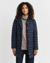 Gant Light Down Coat In Blue