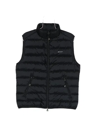 Gant Light Down Jacket In Black