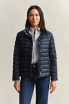 Gant Light Down Jacket In Blue