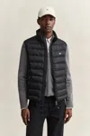 Gant Light Down Vest In Black