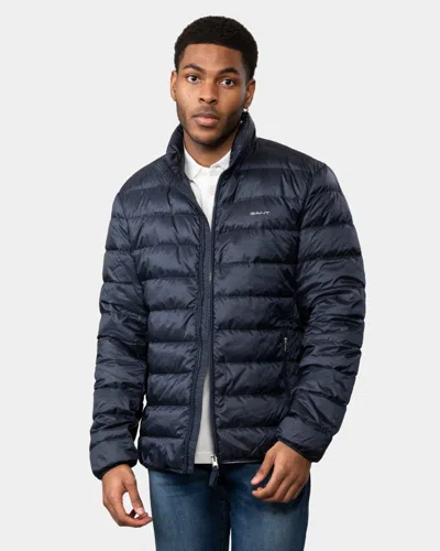 Gant Light Mens Down Jacket In Blue