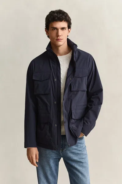 Gant Lightweight Jacket In Blue