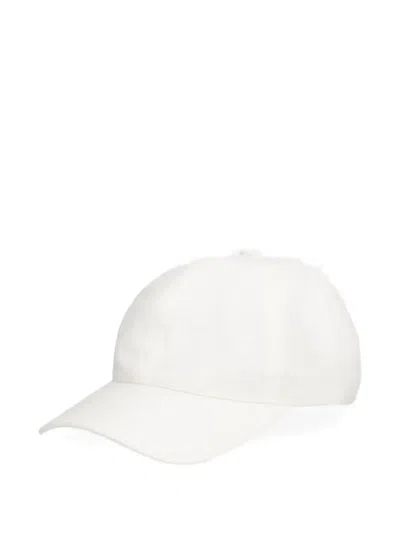 Gant Linen Baseball Cap In Orange