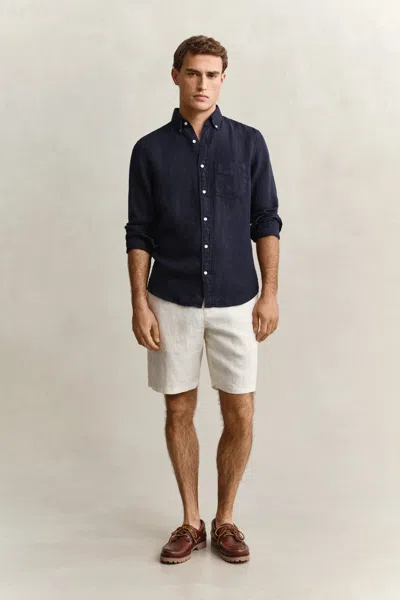 Gant Linen Shorts In White