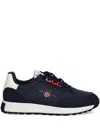 Gant Logo-detail Lace-up Sneakers In Blue