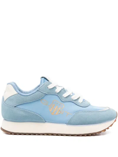 Gant Logo-detail Sneakers In Blue