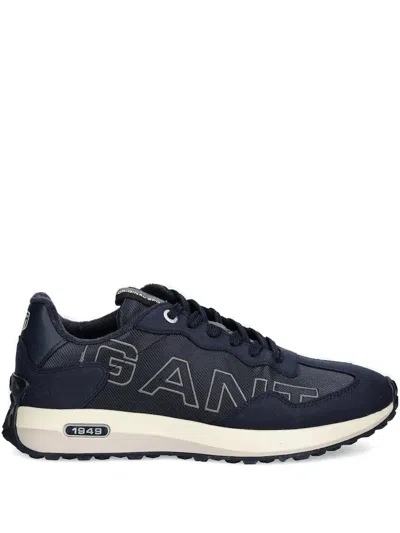 Gant Logo-detail Sneakers In Blue