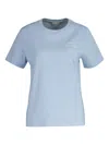 Gant Logo-detail T-shirt In Blue