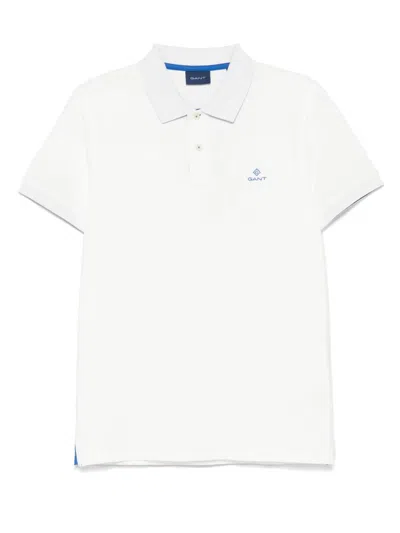 Gant Logo-embroidered Polo Shirt