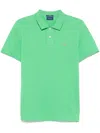 Gant Logo-embroidered Polo Shirt In Green