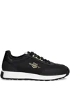 Gant Logo-embroidered Sneakers In Black