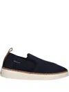 Gant Logo-embroidered Sneakers In Blue