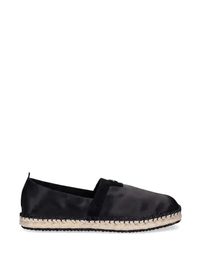 Gant Logo Espadrilles In Black