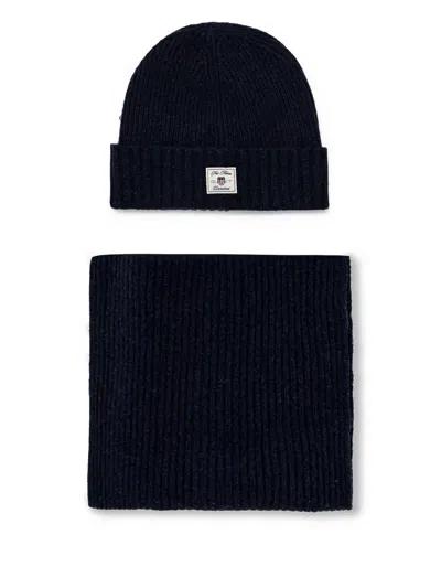 GANT LOGO-PATCH BEANIE