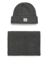 Gant Logo-patch Beanie In Grey