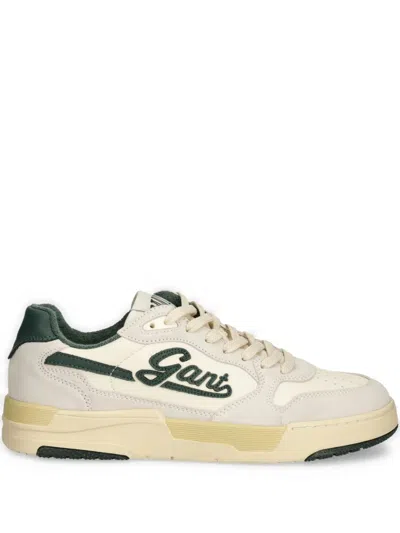 Gant Logo-patch Sneakers In White