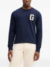 Gant Logo Sweater In Blue