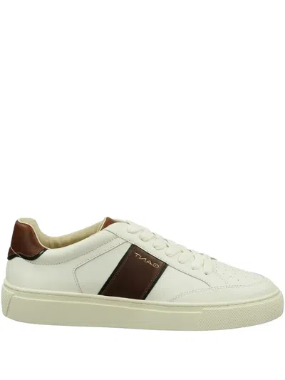 Gant Logo Trainers In Neutrals