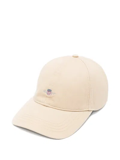 Gant Logo-embroidered Baseball Cap In Neutral