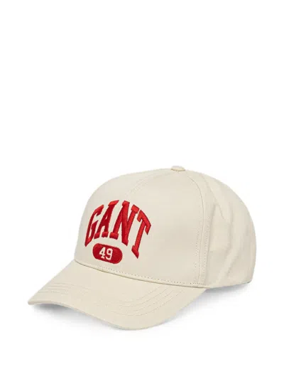 Gant Baseballkappe Mit Logo-stickerei In Neutral