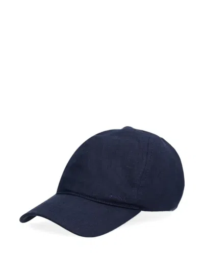 Gant Logo-embroidered Cap In Blue