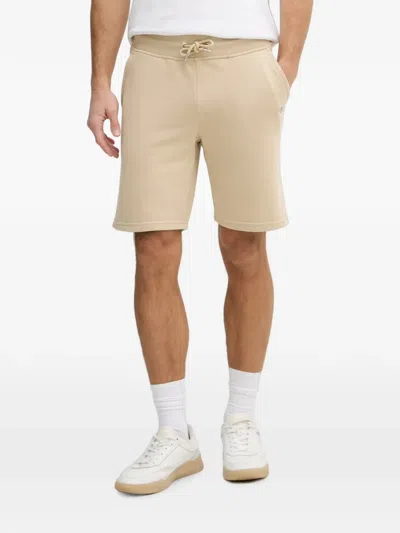 Gant Logo-embroidered Drawstring Shorts In Animal Print