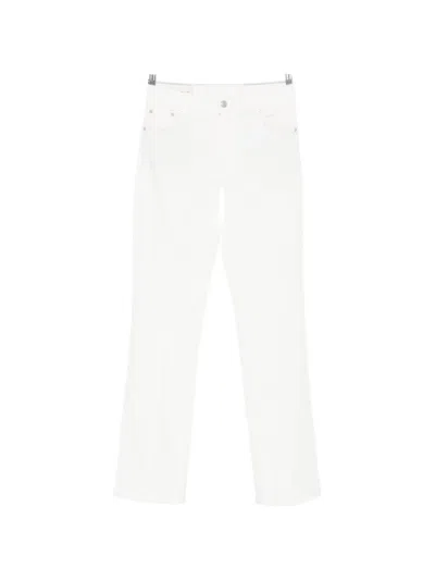 Gant Logo-patch Jeans In White