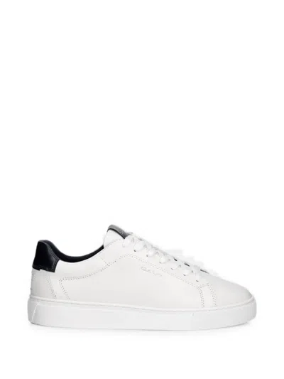 Gant Logo-print Panelled Sneakers In White