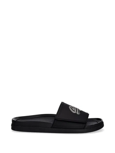 Gant Logo-print Slides In Black